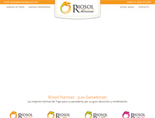 Tablet Screenshot of harineraparaiso.com